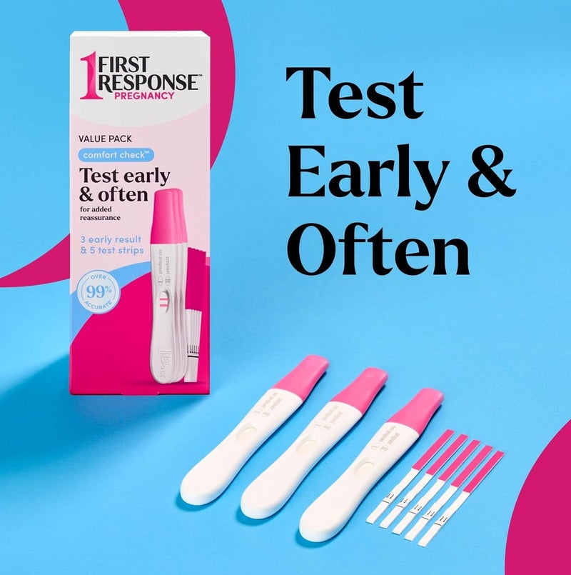 First Response Comfort Check Home Pregnancy Test 8 Count – Early Detection with Accurate Results - Image 3